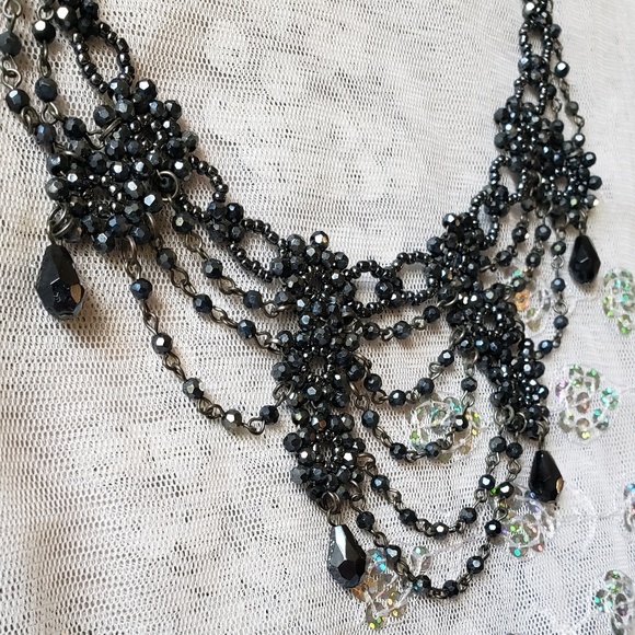 Beaded Bib Necklace - Picture 2 of 5